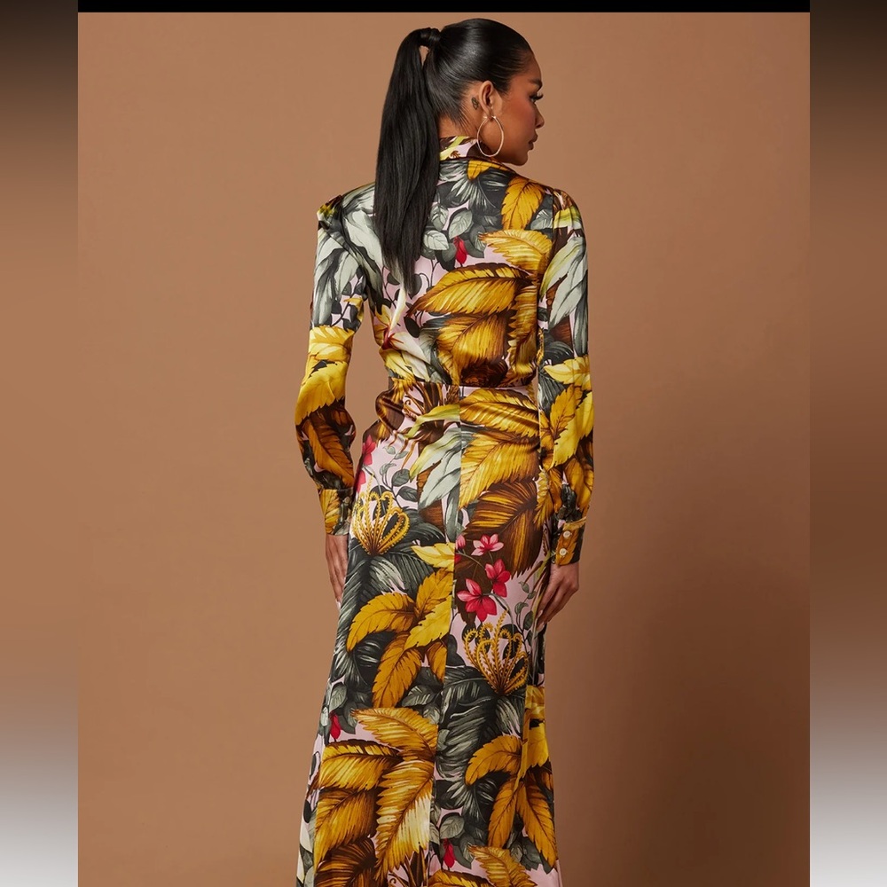 NovaLux Teresa Floral Maxi Dress